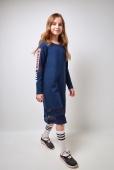 20210200418 (темно-синий) Платье детское