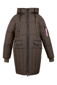70695/2 (хаки) Пальто для девочки