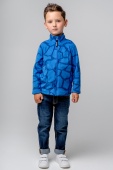 ФЛ 34025/н/33 ГР (светло-синий, льдины) Куртка детская